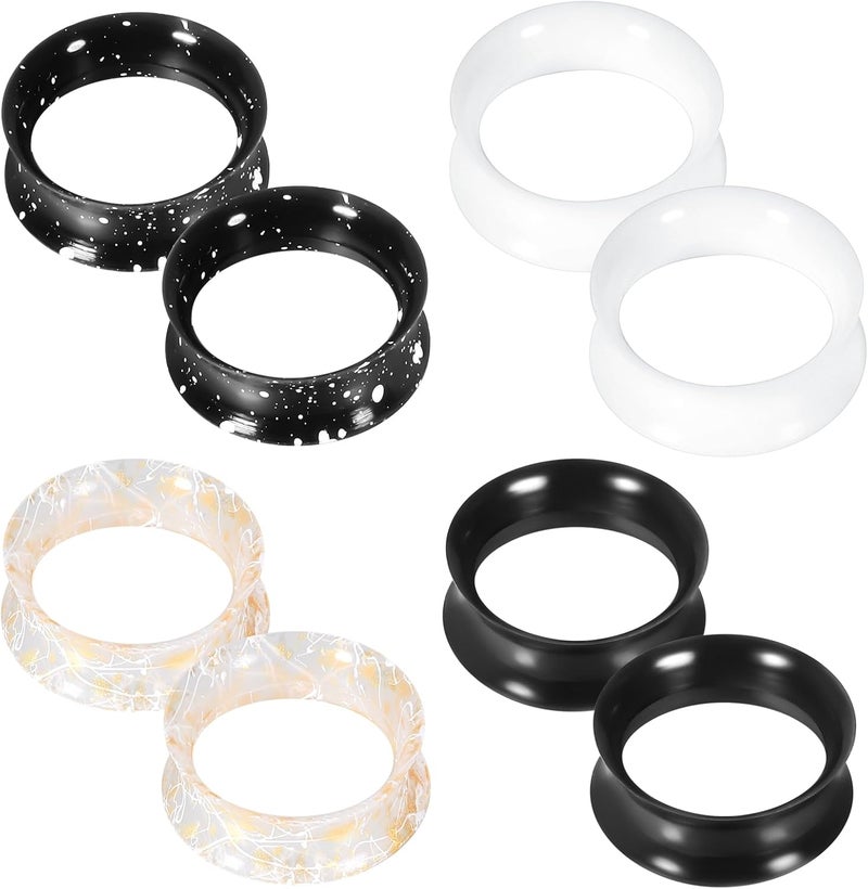 Xpircn Store 4mm-25mm Silicone Ear Gauges Flexible Ear Tunnels Plugs Stretchers Expander Double Flared Flesh Ear Piercing Jewelry for Women Men - Image 1